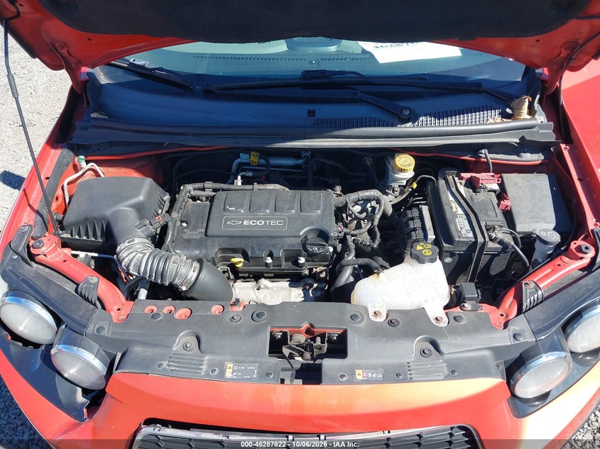 CHEVROLET SONIC 2013 VIN 1G1JD6SB6D4168503