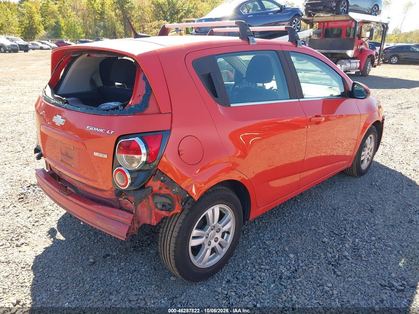 CHEVROLET SONIC 2013 VIN 1G1JD6SB6D4168503
