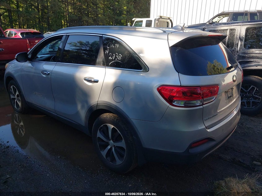 Vin: 5xyph4a18gg018367, lot: 46787997, kia sorento 2.0t ex 20163