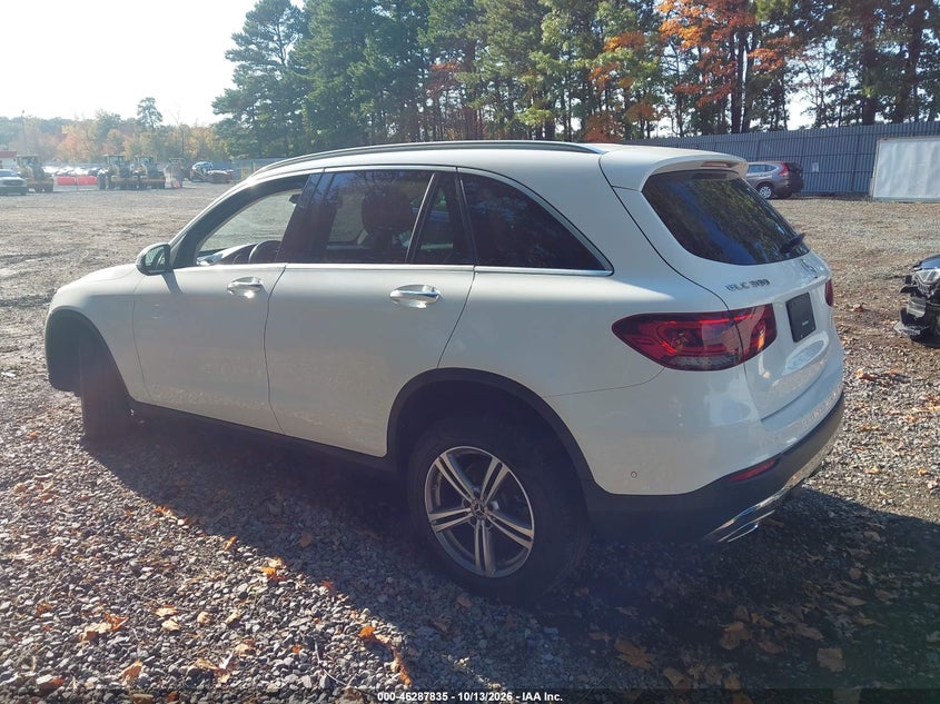 Vin: w1n0g8eb7nv362477, lot: 46787998, mercedes-benz glc 300 4matic suv 20223