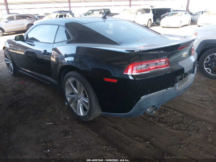 Vin: 2g1ff1e37f9190355, lot: 46788003, chevrolet camaro 2lt 20153