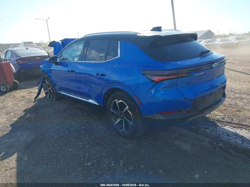 Vin: 3gn7dnrp1ss251807, lot: 46788009, chevrolet equinox ev lt 2 20253