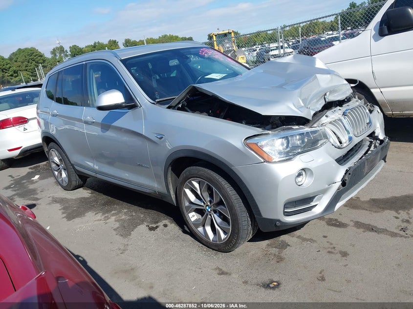 Vin: 5uxwx7c30h0u44588, lot: 46788015, bmw x3 xdrive35i 20171