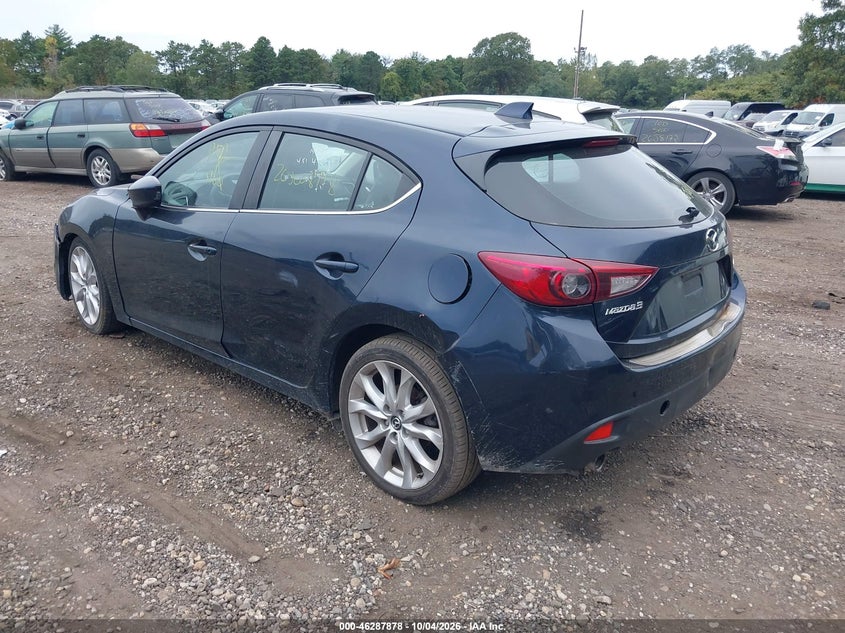 Vin: jm1bm1m36e1209638, lot: 46788041, mazda mazda3 s grand touring 20143