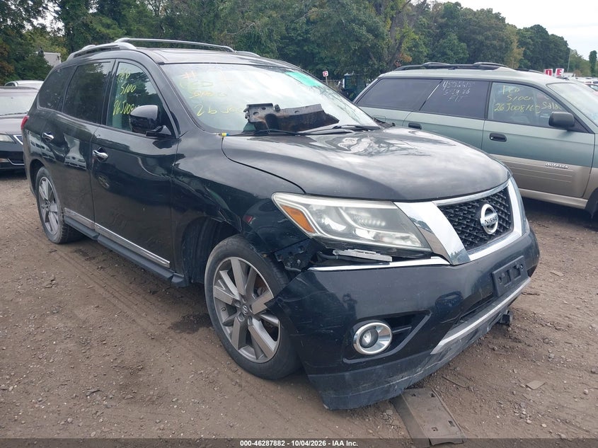 Vin: 5n1ar2mmxdc634807, lot: 46788045, nissan pathfinder platinum 20131