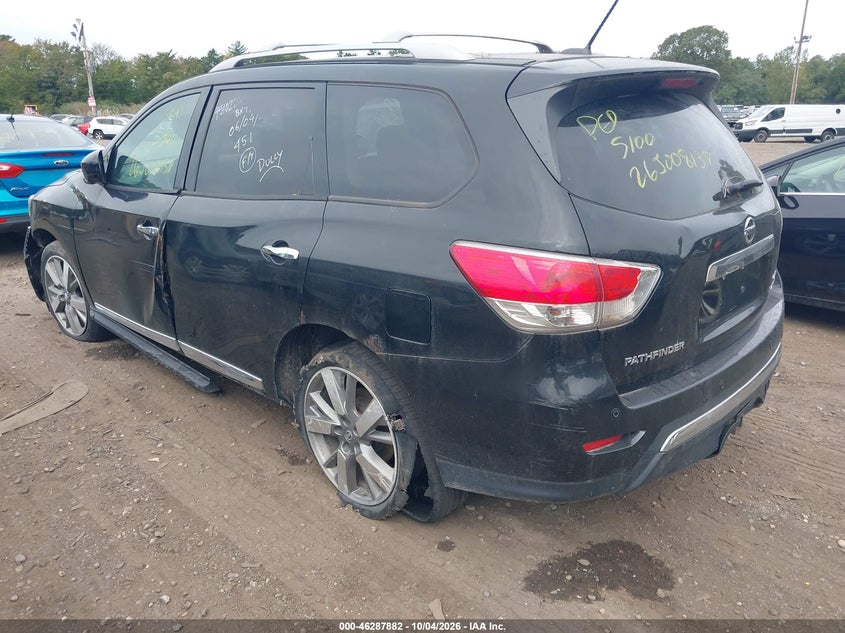 Vin: 5n1ar2mmxdc634807, lot: 46788045, nissan pathfinder platinum 20133