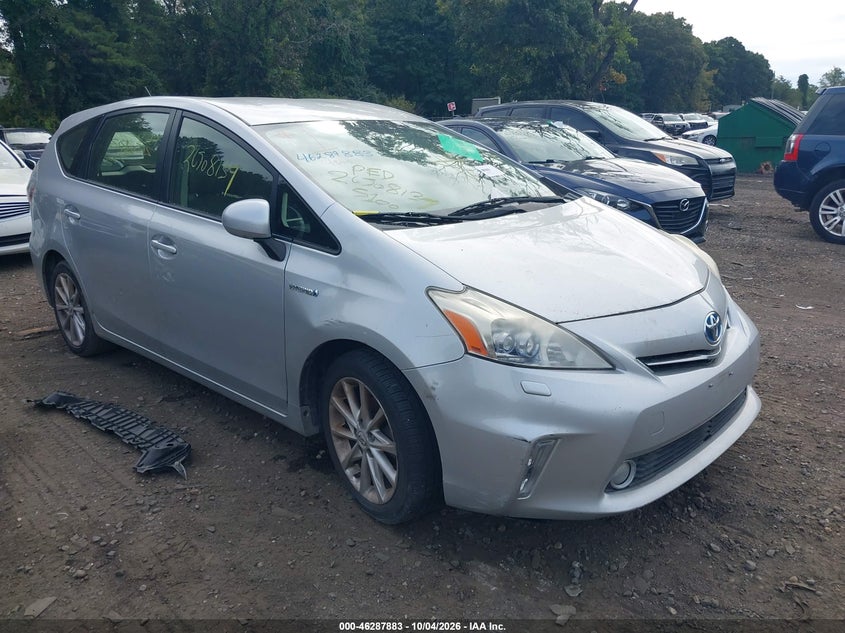 Vin: jtdzn3eu0c3113519, lot: 46788046, toyota prius v five 20121