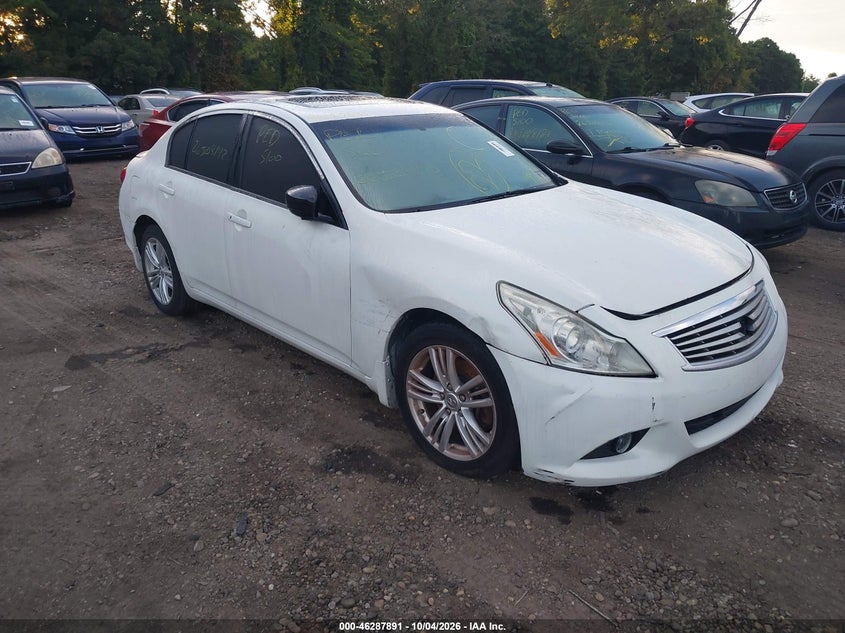 Vin: jn1dv6ar6bm653420, lot: 46788054, infiniti g25x 20111