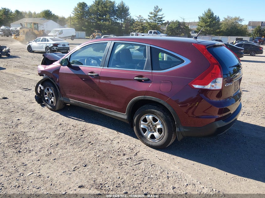 Vin: 5j6rm4h37dl025770, lot: 46788076, honda cr-v lx 20133