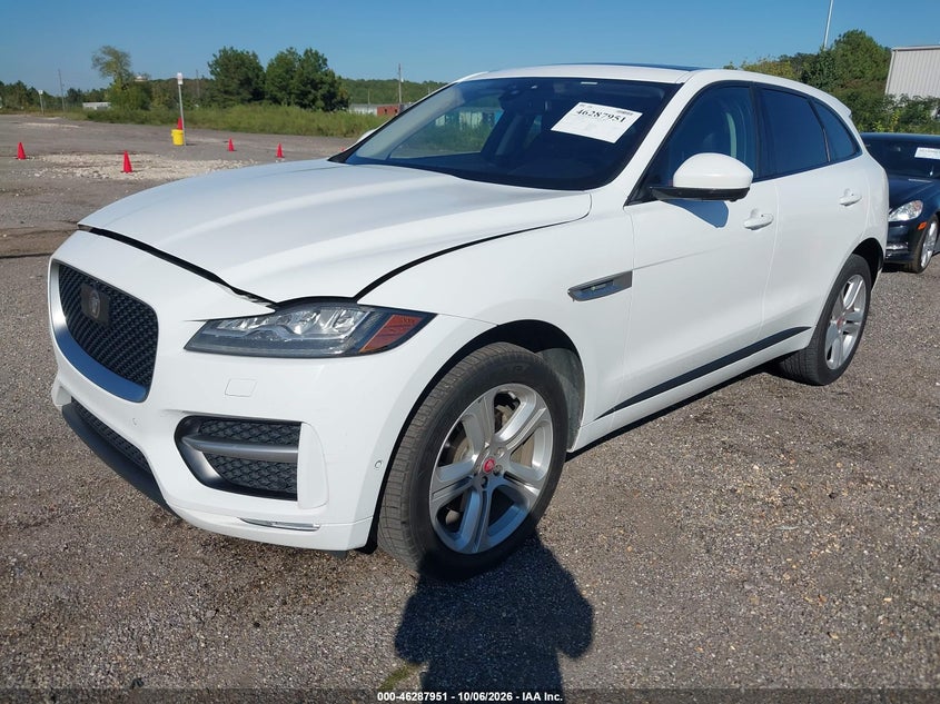 Vin: sadcl2bv8ha091201, lot: 46788114, jaguar f-pace 35t r-sport 20172