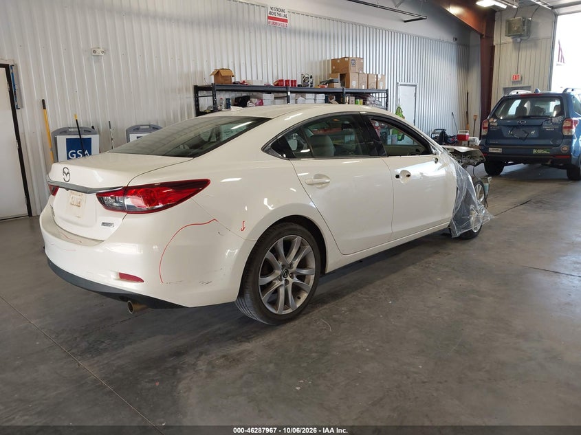 Vin: jm1gj1v54g1482577, lot: 46788130, mazda mazda6 i touring 20164