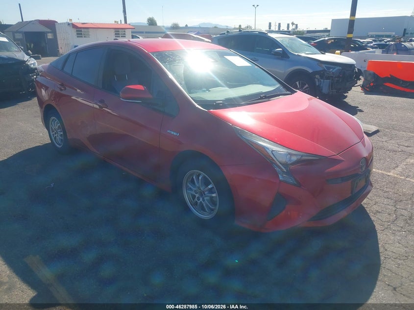 Vin: jtdkbrfu3h3568755, lot: 46788148, toyota prius two 20171
