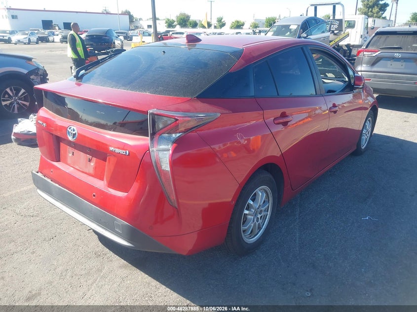 Vin: jtdkbrfu3h3568755, lot: 46788148, toyota prius two 20174