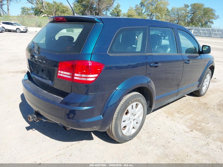 Vin: 3c4pdcab3ft600267, lot: 46788151, dodge journey american value pkg 20154