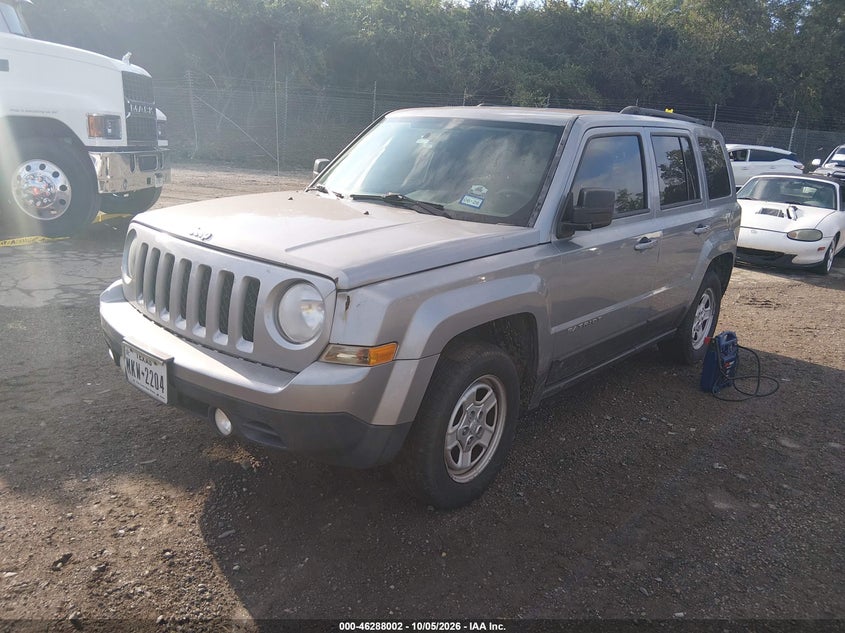 Vin: 1c4njpbb5gd754492, lot: 46788165, jeep patriot sport 20162