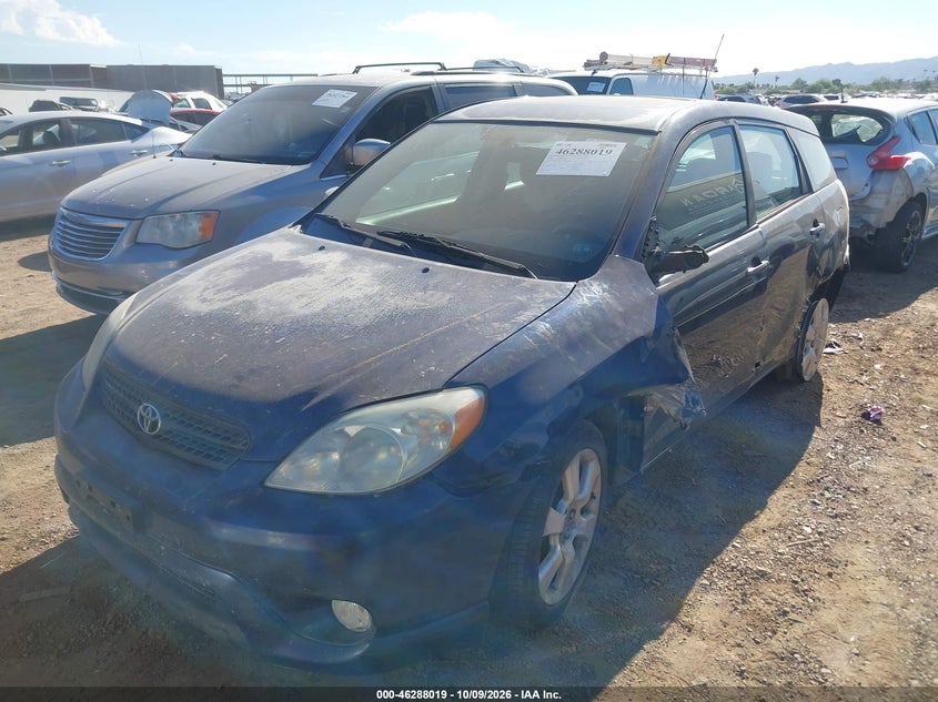 TOYOTA MATRIX 2008 VIN 2T1KR32E68C707260