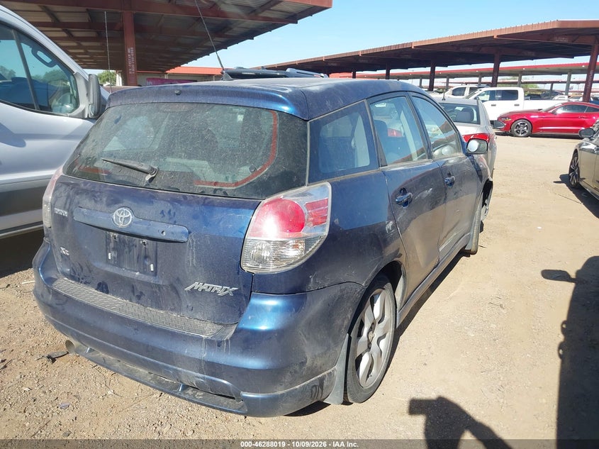 TOYOTA MATRIX 2008 VIN 2T1KR32E68C707260