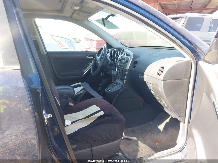 TOYOTA MATRIX 2008 VIN 2T1KR32E68C707260