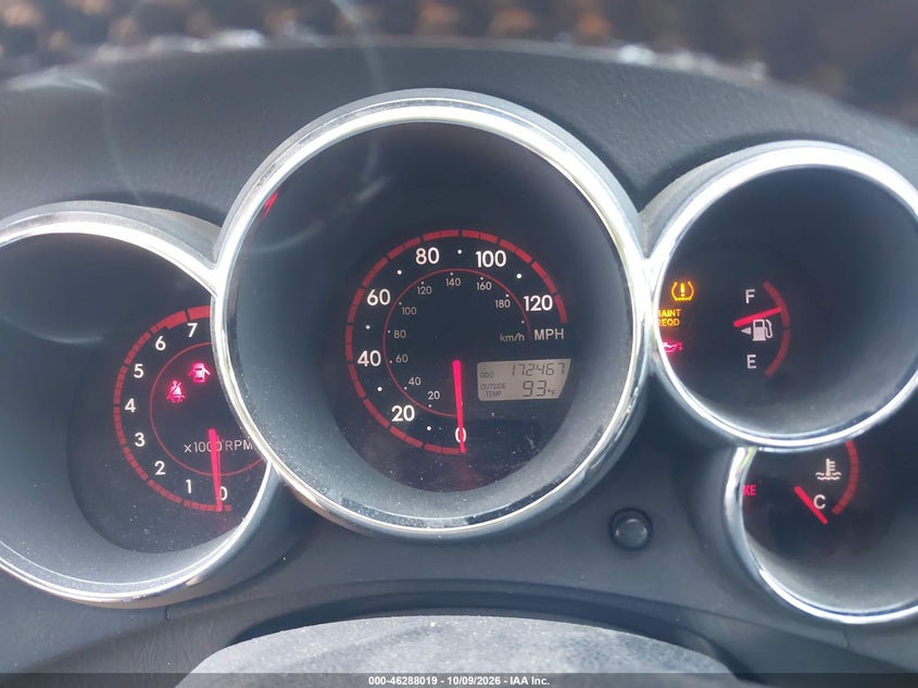 TOYOTA MATRIX 2008 VIN 2T1KR32E68C707260
