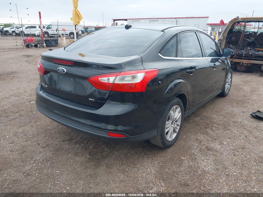 Vin: 1fahp3h21cl358156, lot: 46788218, ford focus sel 20124