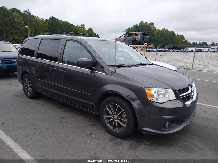 Vin: 2c4rdgcg0hr617140, lot: 46788264, dodge grand caravan sxt 20171