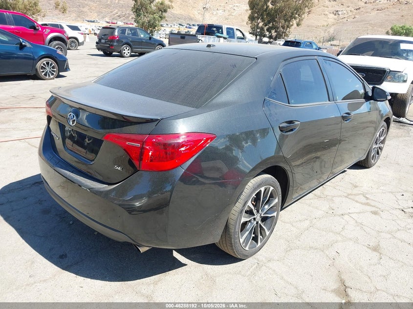 Vin: 2t1burhe0hc752901, lot: 46788355, toyota corolla se 20174