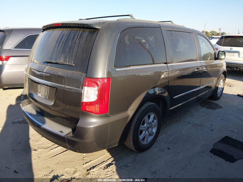 Vin: 2c4rc1bg8cr423000, lot: 46788358, chrysler town & country touring 20124