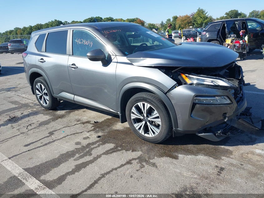Vin: 5n1bt3bb6nc734398, lot: 46788362, nissan rogue sv intelligent awd 2022 img_1