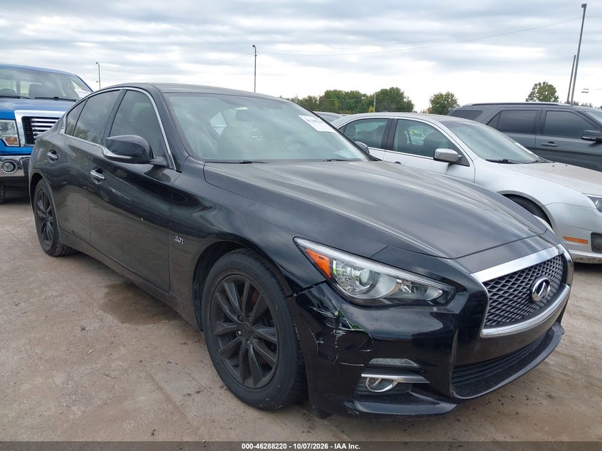 Vin: jn1ev7ap9gm305692, lot: 46788383, infiniti q50 3.0t premium 20161