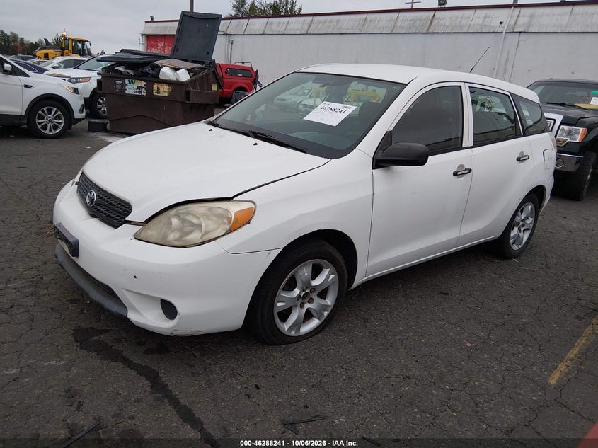 TOYOTA MATRIX 2008 VIN 2T1KR32E28C693499