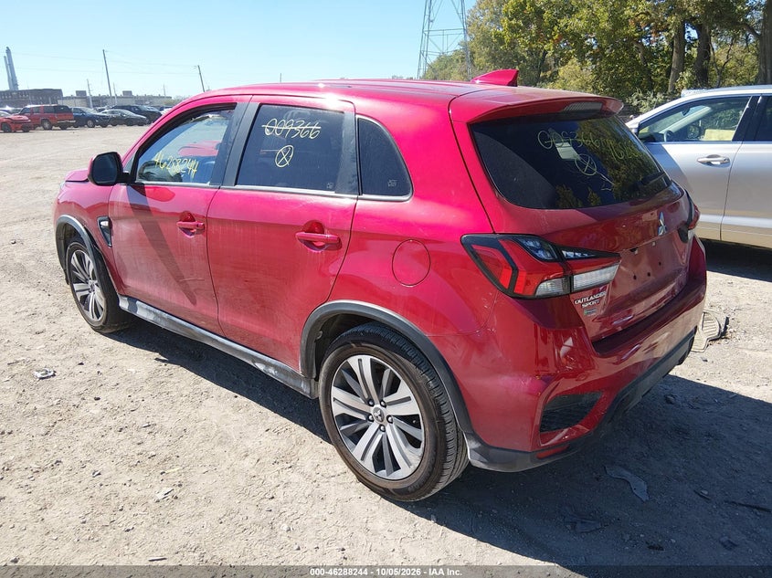 Vin: ja4aruau4ru009366, lot: 46788407, mitsubishi outlander sport 2.0 es awc/2.0 le awc/2.0 ralliart awc/2.0 s awc/2.0 se awc/2.0 trail edition awc 20243
