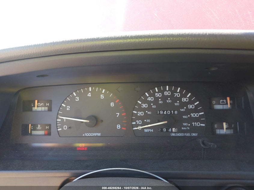 TOYOTA PICKUP 1993 VIN JT4RN13P7P6060758
