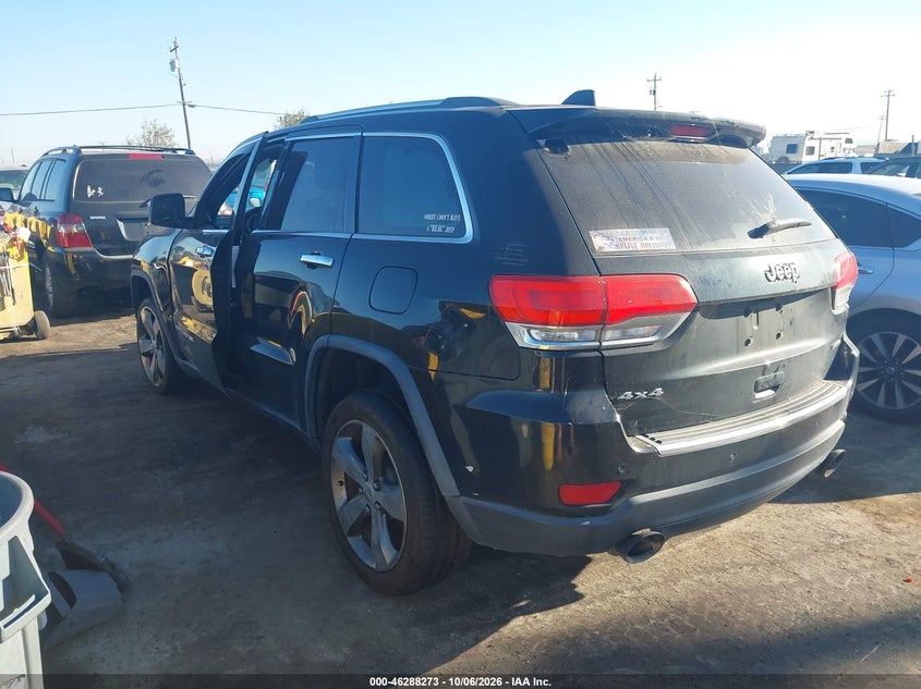 Vin: 1c4rjfbg8ec293640, lot: 46788436, jeep grand cherokee limited 20143