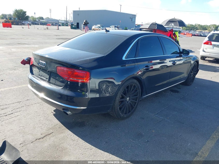 Vin: waurgafdxdn000595, lot: 46788446, audi a8 l 3.0t 20134