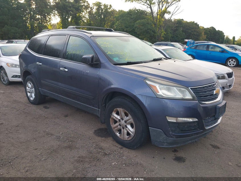 Vin: 1gnkrfkd6ej293851, lot: 46788452, chevrolet traverse ls 2014 img_1
