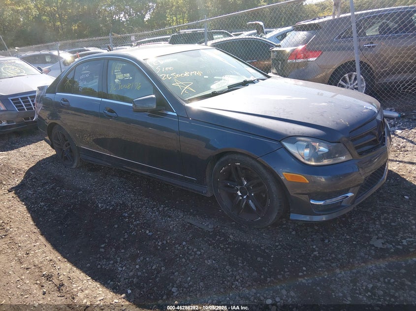 Vin: wddgf4hb0dr245494, lot: 46788455, mercedes-benz c 250 sport 2013 img_1