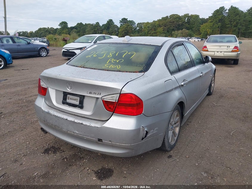 BMW 325I 2006 VIN WBAVB13546KR56184