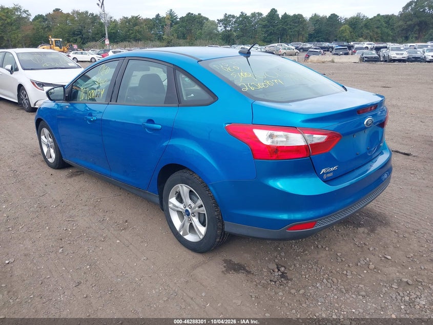 Vin: 1fadp3f28dl156207, lot: 46788464, ford focus se 20133