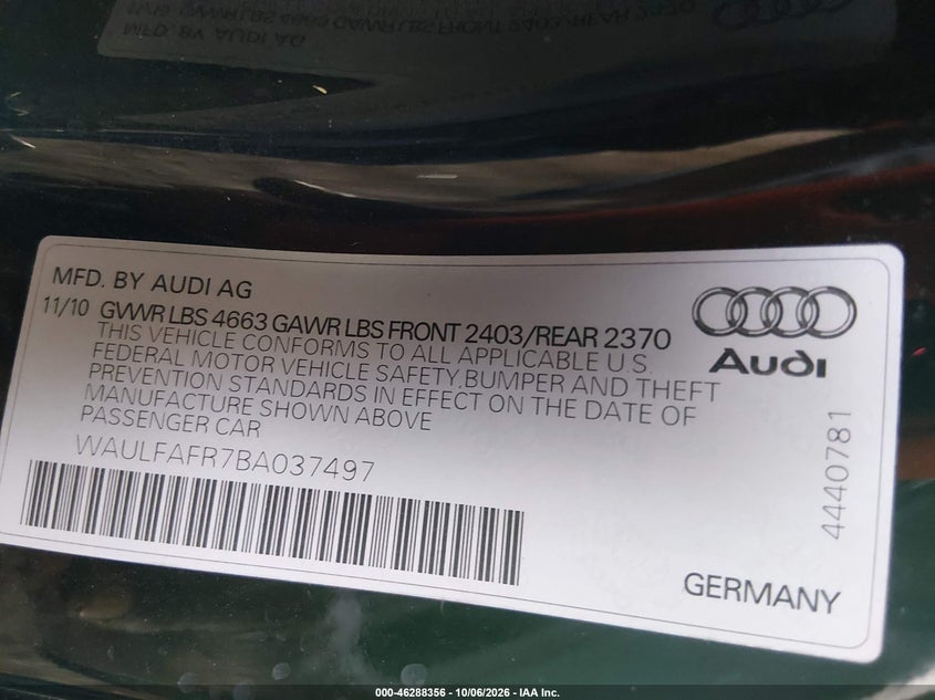 2011 AUDI A5 2.0T PREMIUM · Фото 9