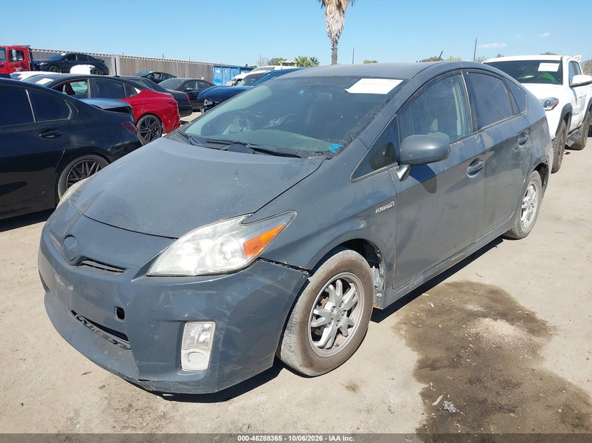 Vin: jtdkn3duxa0018208, lot: 46788528, toyota prius ii 20102