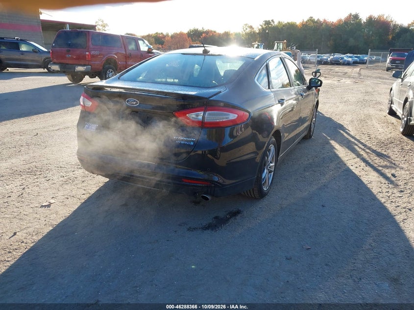 Vin: 3fa6p0ru3gr162233, lot: 46788529, ford fusion hybrid titanium 20164
