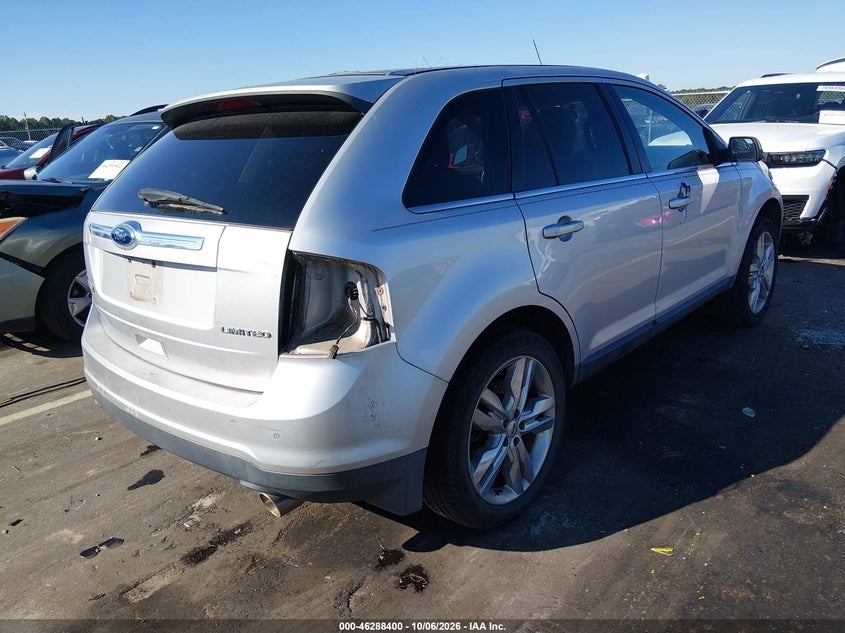 Vin: 2fmdk3kc0dba85586, lot: 46788563, ford edge limited 20134