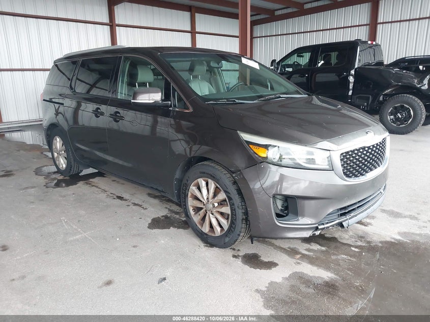 Vin: kndmc5c19f6022319, lot: 46788583, kia sedona ex 20151