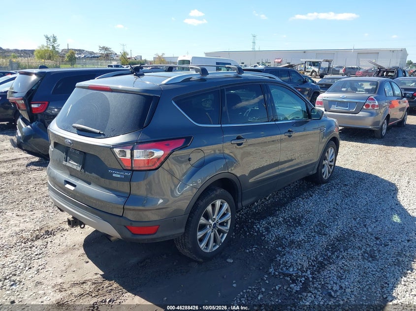 Vin: 1fmcu9j9xhub65976, lot: 46788589, ford escape titanium 20174