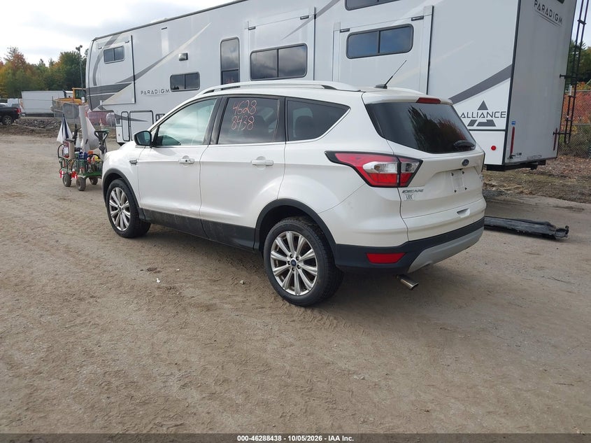 Vin: 1fmcu9jdxhud01883, lot: 46788601, ford escape titanium 20173