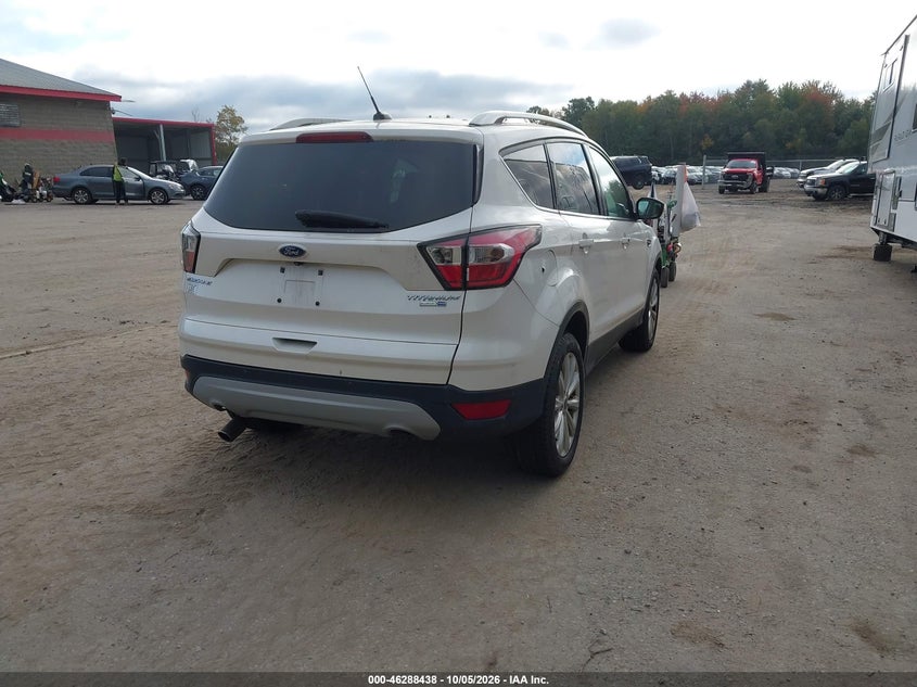 Vin: 1fmcu9jdxhud01883, lot: 46788601, ford escape titanium 20174