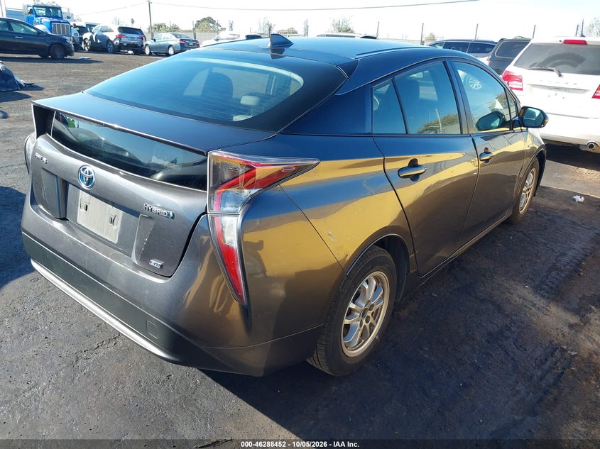 Vin: jtdkarfu0g3025820, lot: 46788615, toyota prius two eco 20164