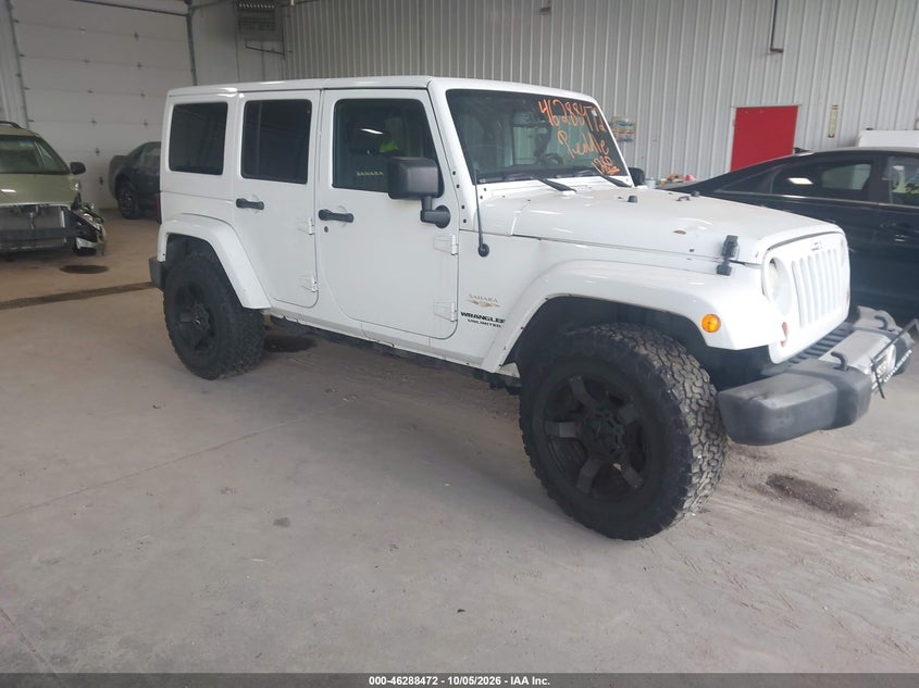 Vin: 1c4bjweg7dl519551, lot: 46788635, jeep wrangler unlimited sahara 2013 img_1
