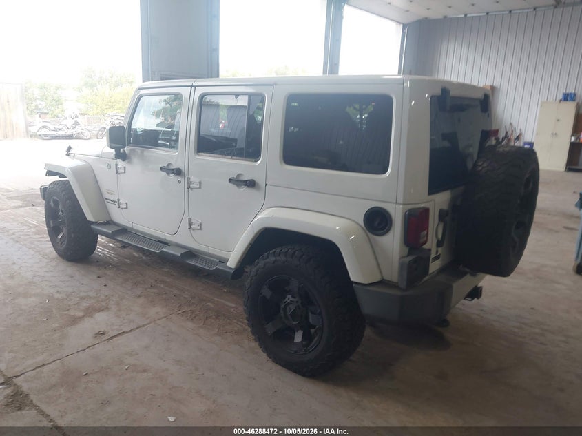 Vin: 1c4bjweg7dl519551, lot: 46788635, jeep wrangler unlimited sahara 20133