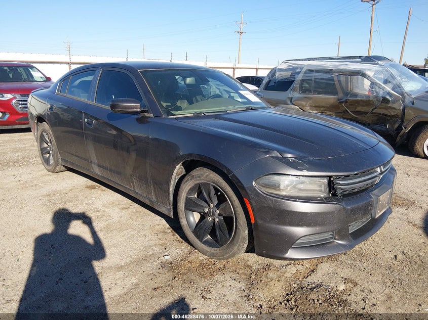Vin: 2c3cdxbg9fh862873, lot: 46788639, dodge charger se 20151